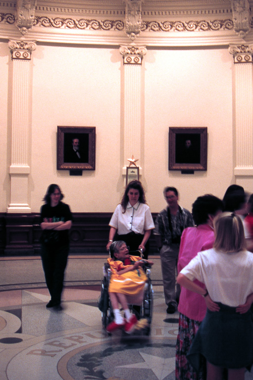 Sarah, Scherre, Beanie & Mike in the Texas State Capitol