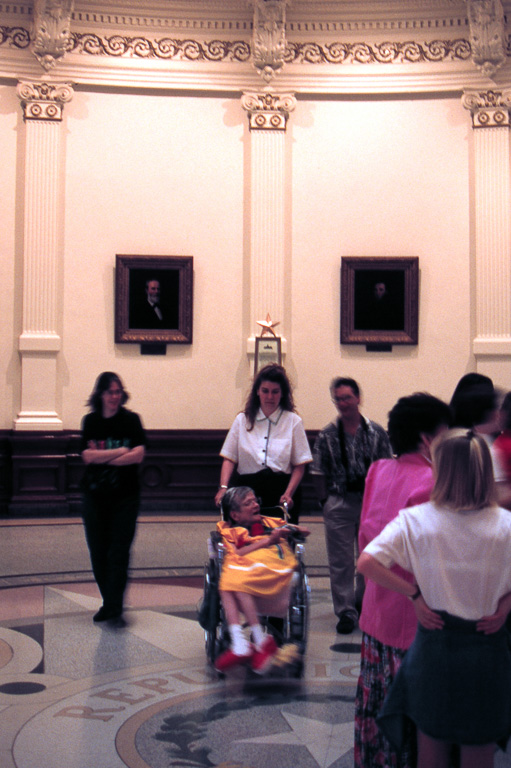Sarah, Scherre, Beanie & Mike in the Texas State Capitol