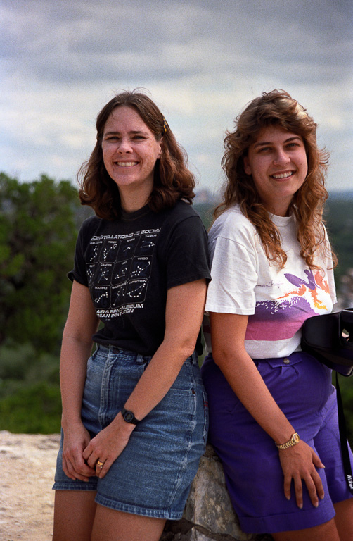 Sarah & Scherre on Mount Bonnell