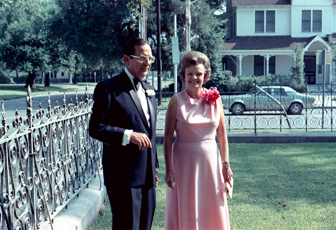 Dad & Mom at Bill & Martha's wedding