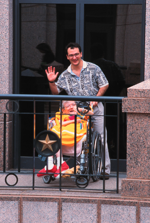 Beanie & Mike at the Texas State Capitol (1995)