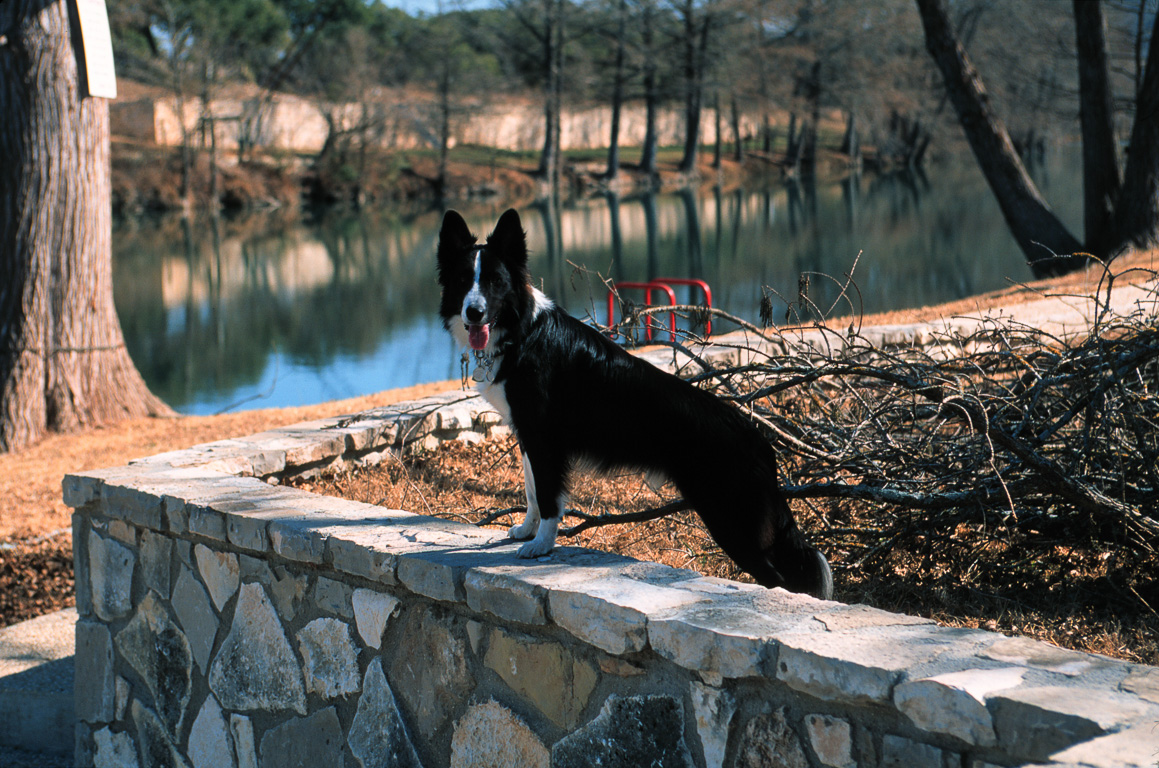 Andy by the Guadalupe River