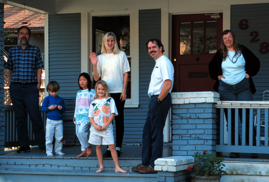 George, Edwin, Audrey, Abby, Sarah Ann, Henry & Goldie