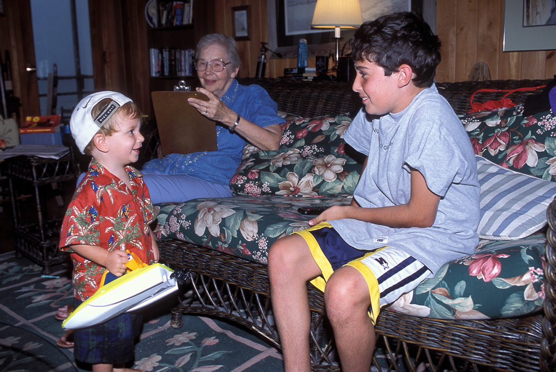 Sean, Gertrude & John