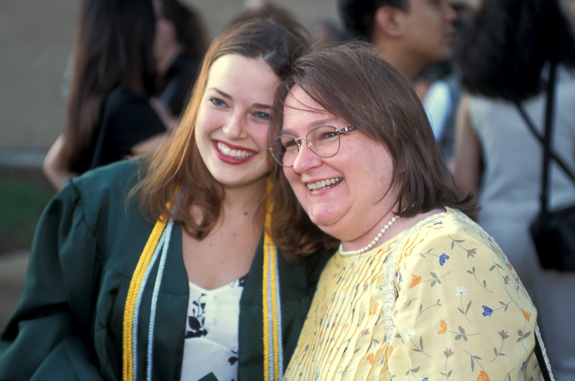 Megan & Martha at the graduation