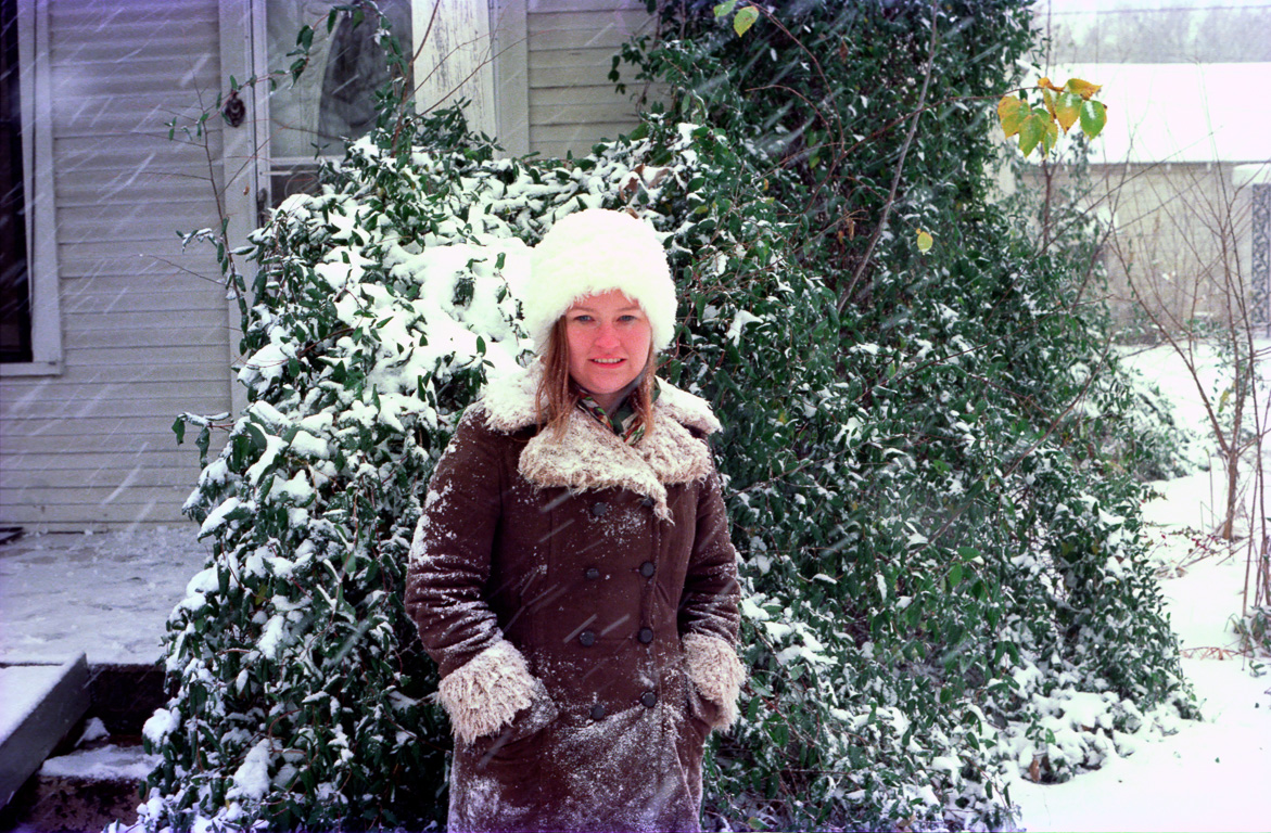 Martha next to Opal's house