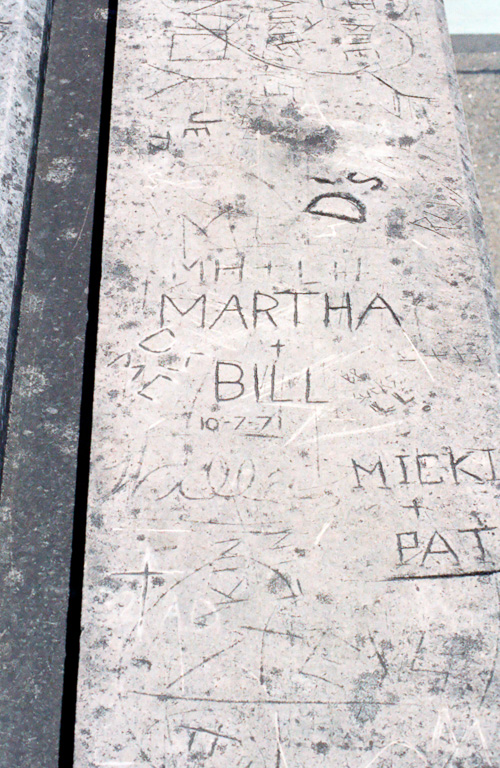 Martha & Bill's name on the U.T. campus
