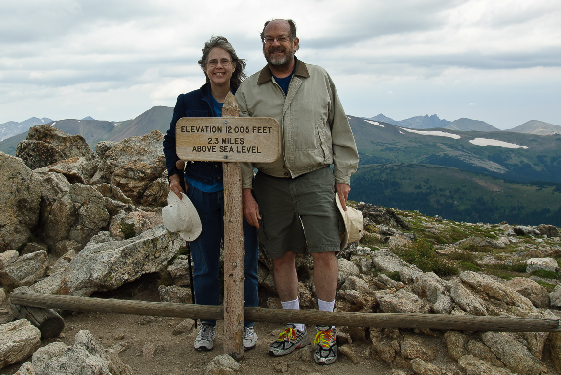 Sarah & Ed at 12,005 feet