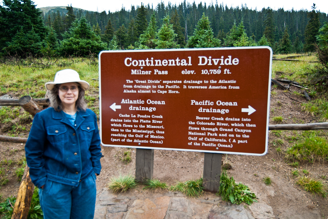 Sarah at the Continental Divide