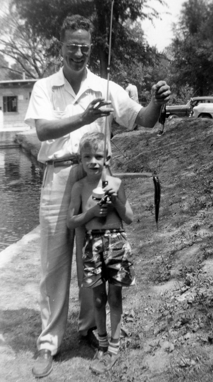 Dad & Ed fishing