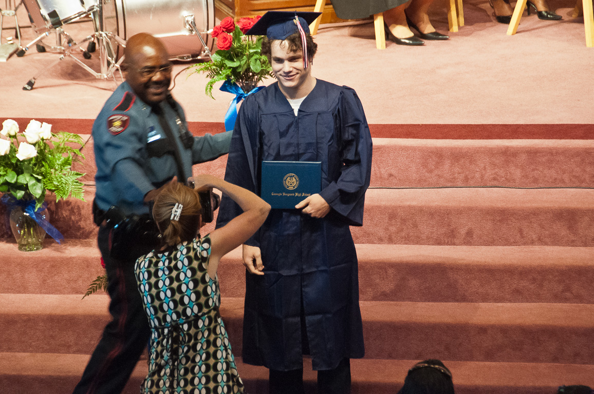 Edwin graduating