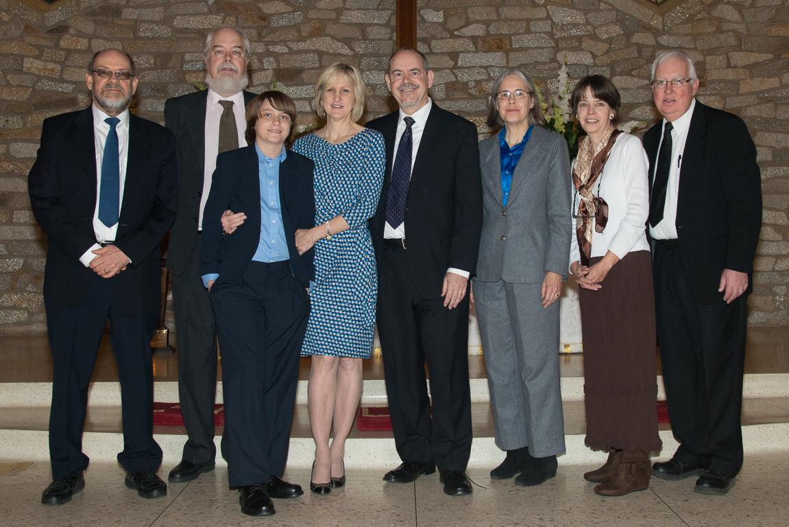 Ed, George, Sean, Sarah Ann, Henry, Sarah, Caroline & Jim at St. John's in Odessa