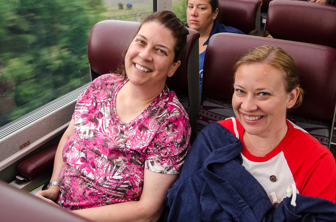 Scherre & Kristy on the Denali train