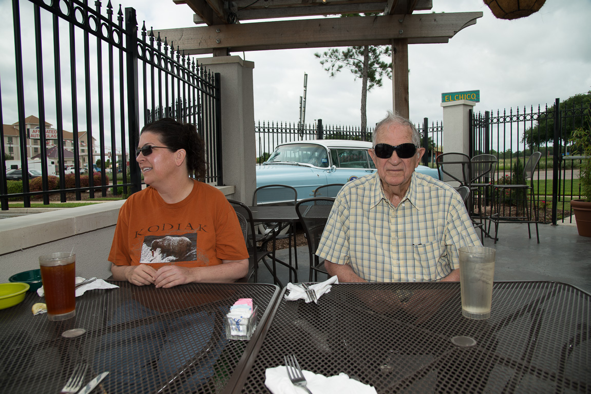 Scherre and Dad in Waco