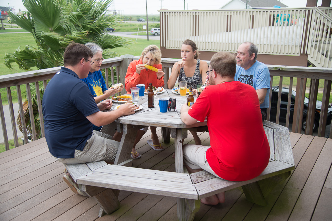 Dinner at Crystal Beach