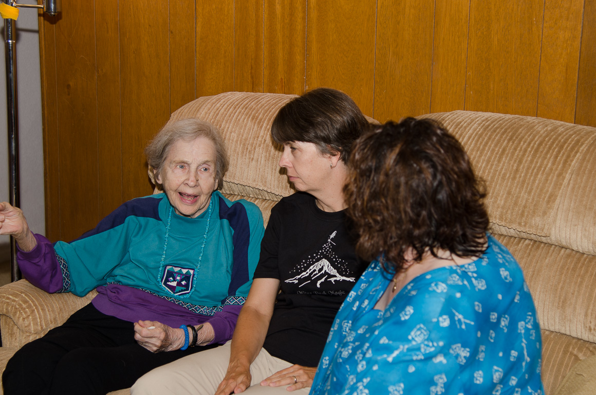 Gertrude, Caroline and Carmine