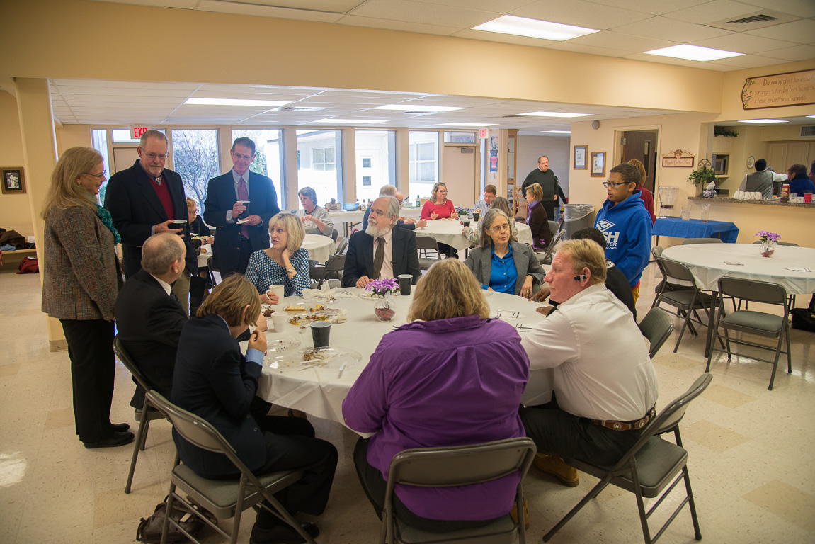 The lunch at St. John's after the interment