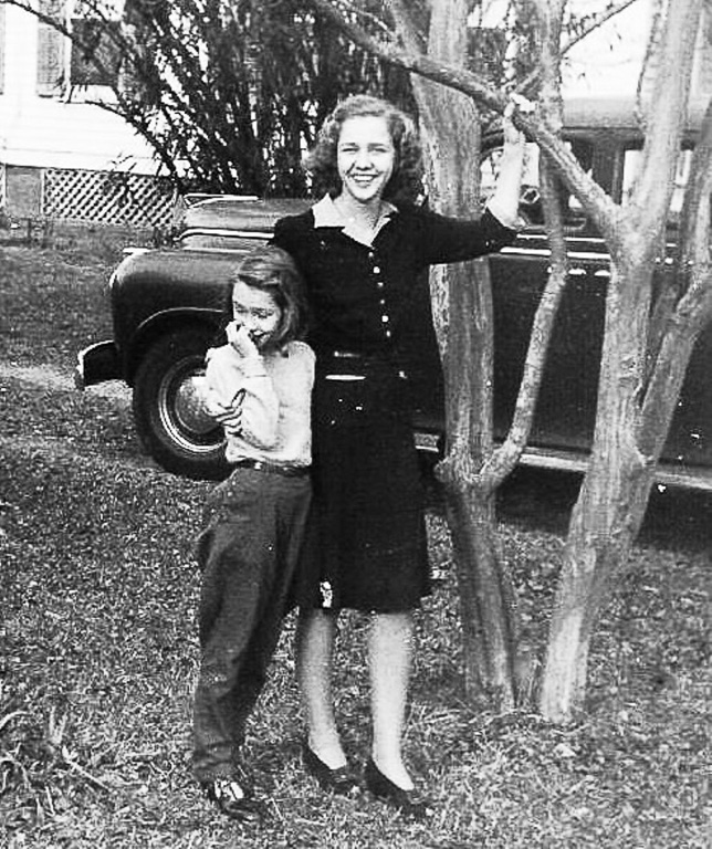 Aunt Betty & Mother probably about 1943