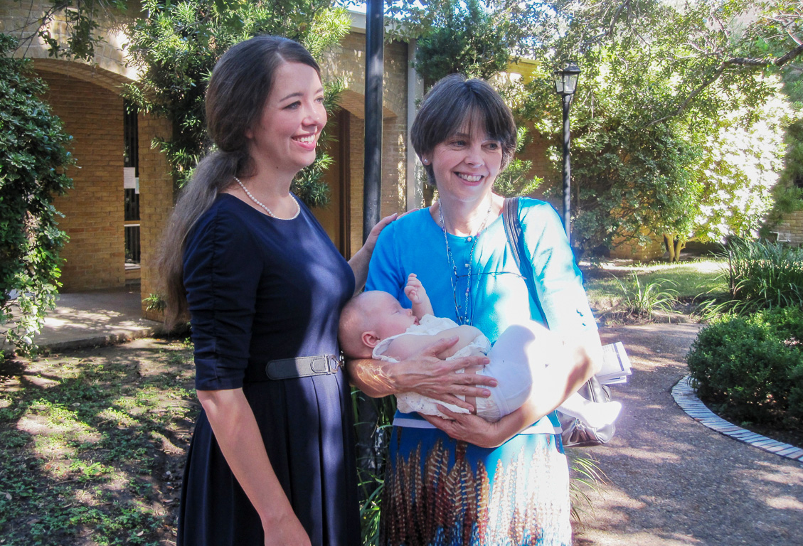 Heather, Caroline and Rosemary