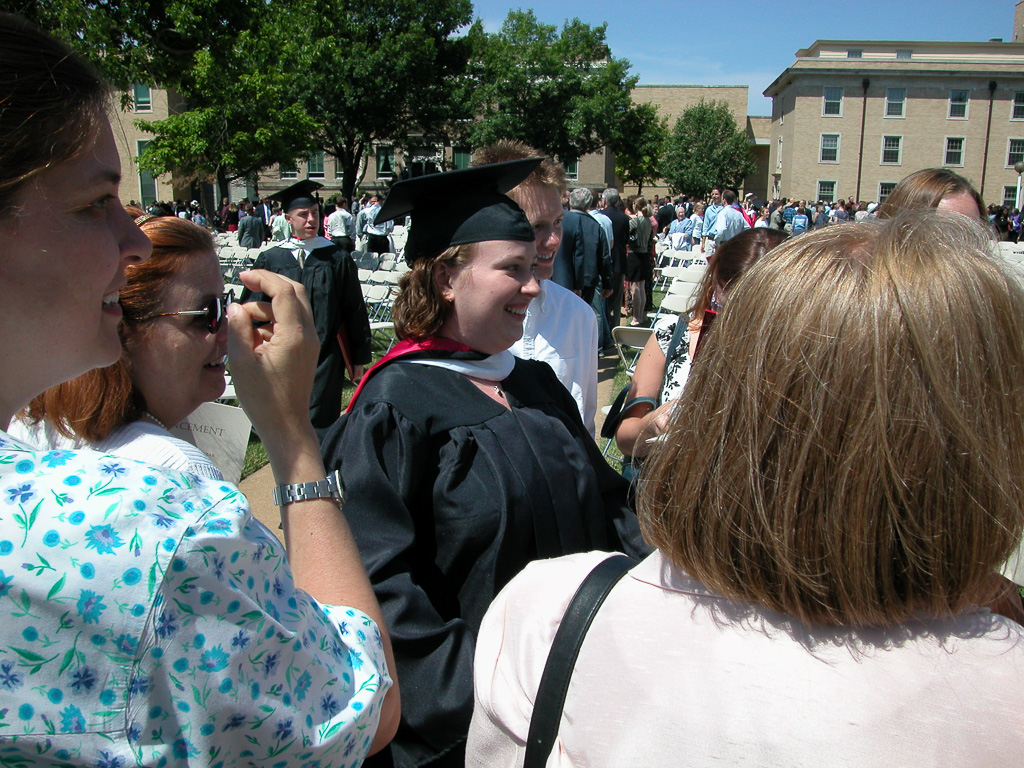 Kristy at her graduation