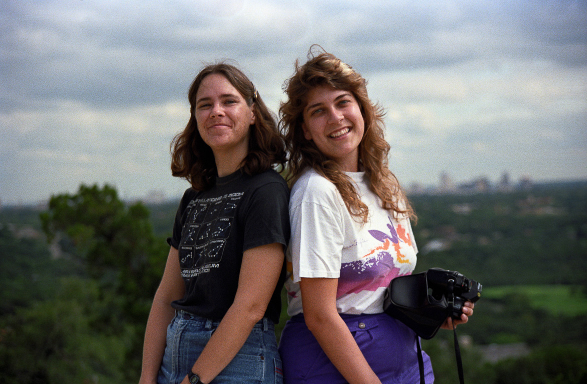 Sarah & Scherre on Mount Bonnell