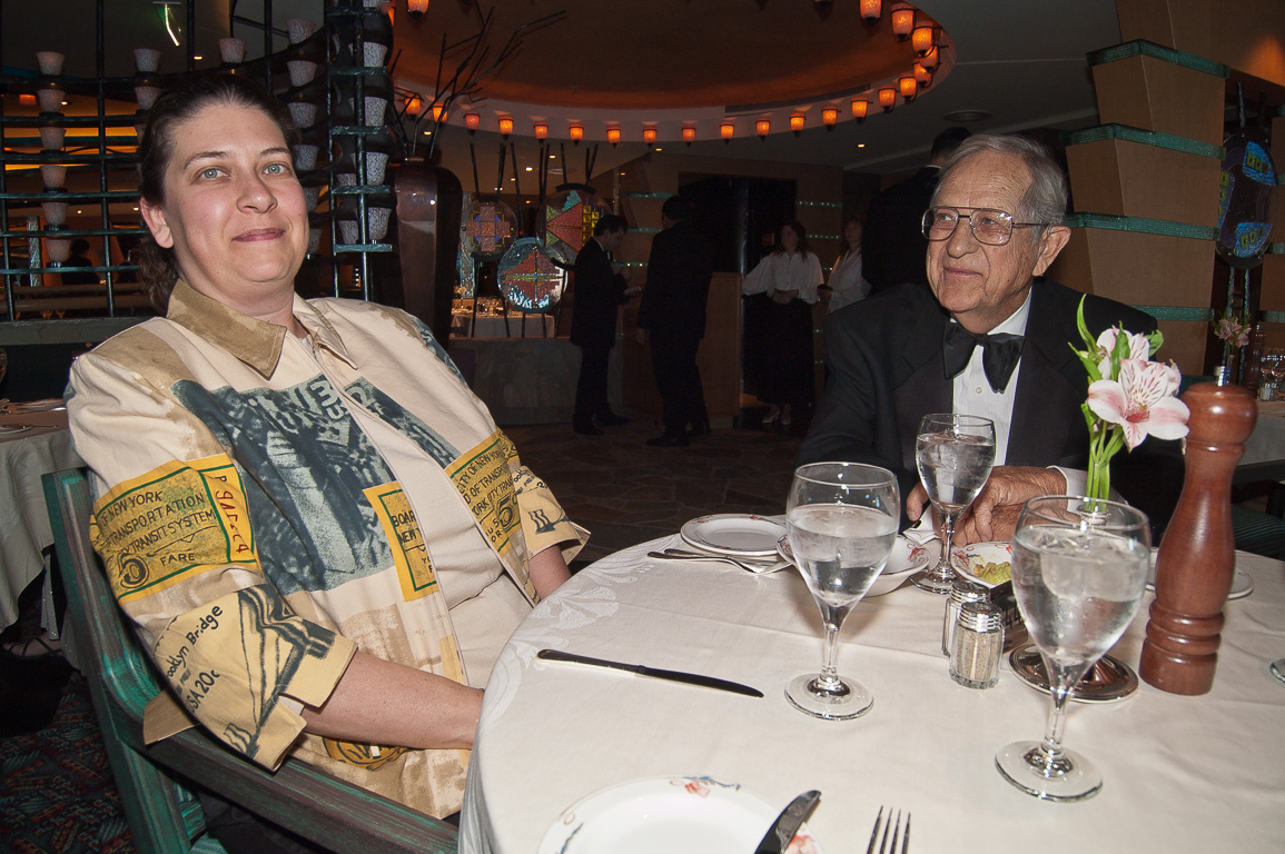 Scherre & Dad on formal dining night